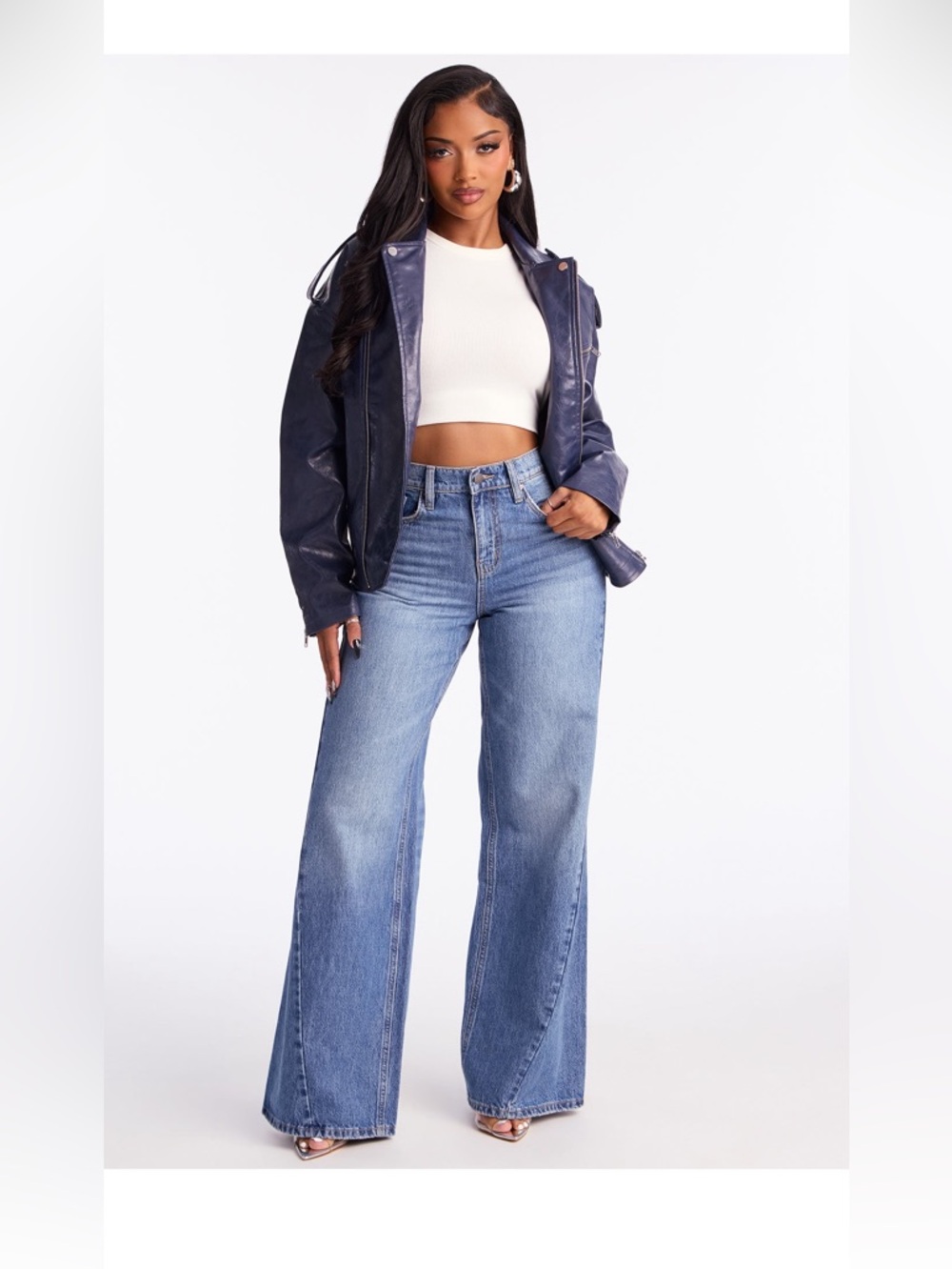 Fashion Nova Light Blue Denim Jeans with Tag